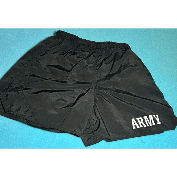 Rothco Army Shorts Black Military Physical Training 6021 Brief Lining Size M - Picture 5 of 10